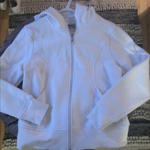 White sports hoodie!
